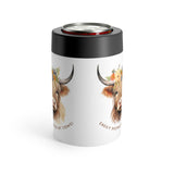 Highland Cow Can Holder - Perfect for Animal Lovers, BBQs, and Farmhouse Decor | Gift for Cow Lovers, Party Essentials, Outdoor Gatherings,