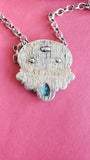 Corona Necklace with Turquoise Semi Stones