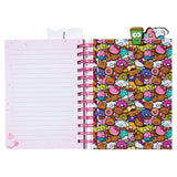 Sanrio Hello Kitty and Friends Cafe Jumbo 5-Tab Journal / Diary / Notebook