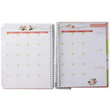 18 month Floral Planner Non Year Specific