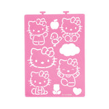 Hello Kitty Sanrio Sketchbook with Markers, Stencils and Stickers