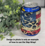 Boho Western Aztec Neoprene Slap Wrap Can Cooler