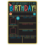 "My Birthday" Chalk Sign