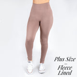 New Mix Smooth Leggings - Fleece Lined - One Size Plus Sizing