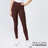 Peachskin - Buttery Soft - 5" Waistband - One Size Leggings!