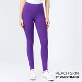 Peachskin - Buttery Soft - 5" Waistband - One Size Leggings!