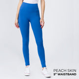 Peachskin - Buttery Soft - 5" Waistband - One Size Leggings!