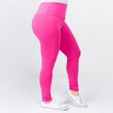 Plus Size Buttery Soft Peachskin Leggings - 5" Waistband