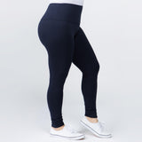 Plus Size Buttery Soft Peachskin Leggings - 5" Waistband