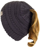 CC BRAND - Kids Messy Bun Beanie Tail Hat