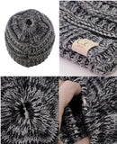 C.C MB-816KIDS
Kids Multicolor Knit Ponytail Beanie