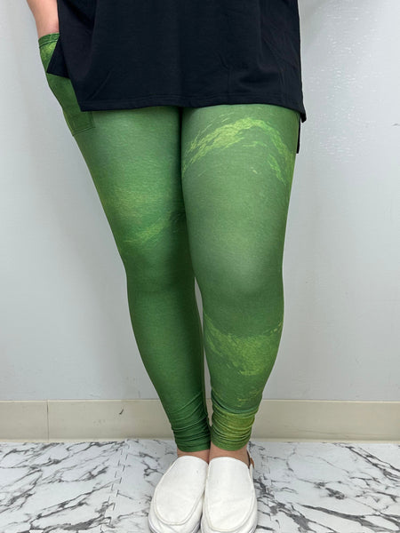 Enchanted Forest Leggings/Capri w/ Pockets