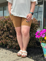 Caramel Biker Shorts