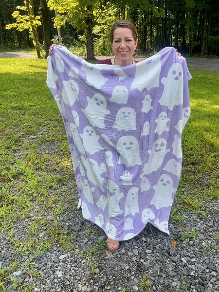 Purple Ghost Blanket!