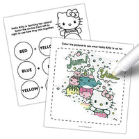 Imagine Ink Mess-Free Game Book with marker - Hello Kitty