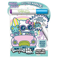 Imagine Ink Mess-Free Game Book with marker - Hello Kitty