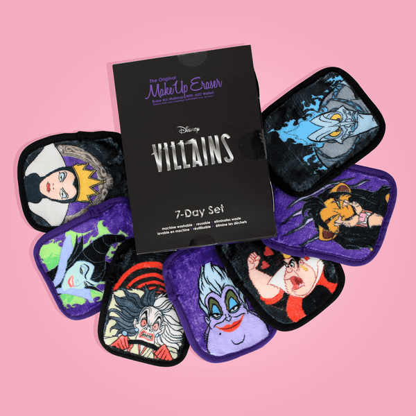 Disney Villains 7-Day Set © Disney (Cruella, Ursula, Scar, Hades, Evil queen, Queen of Hearts, Mother Gothel) 
by MakeUp Eraser