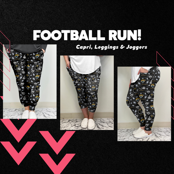 Jacksonville Capri, Leggings & Joggers | Pre-Sale ends 8/16 @ midnight | ETA 32 Days