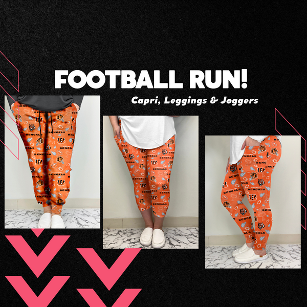 Cincinnati Capri, Leggings & Joggers | Pre-Sale ends 8/16 @ midnight | ETA 32 Days