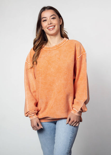 Original Corded Crewneck in Orange ETA 9/7