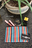 western makeup bag, western bags, western accessories, western wholesale, western serape print makeup bag, wholesale clothing and accessories, serape print makeup bag, serape makeup bag, small makeup bag, small western makeup bag, travel organization, western travel organization