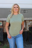 OLIVE- Starry Stud Tee