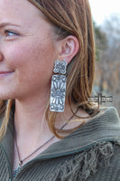 Silver Dollar Earrings