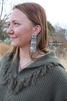 Silver Dollar Earrings