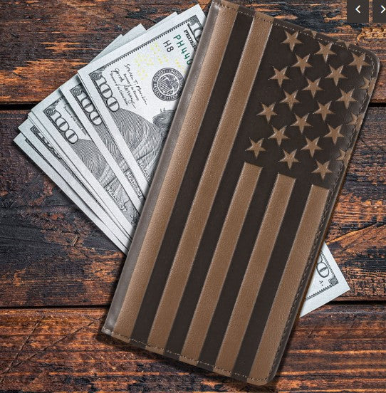 Montana West Patriotic Men's Bi-Fold Wallet