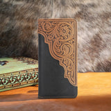 Montana West Mens Wallet
Embossed 2 tone Men's Bifold