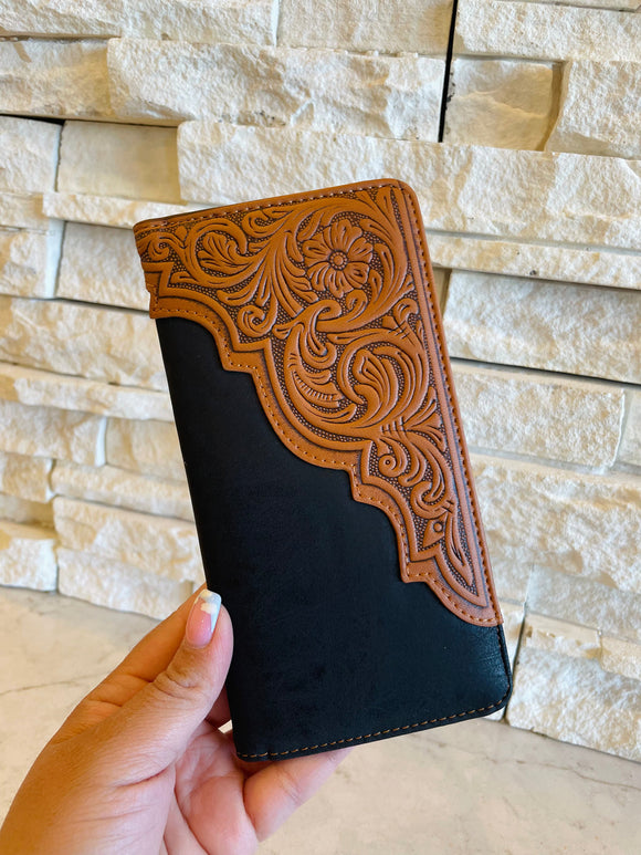 Montana West Mens Wallet
Embossed 2 tone Men's Bifold