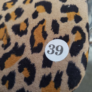 Leopard Print Thong Flip Flops