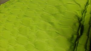 Flourescent Yellow/Green Honeycomb Tik Tok Leggings