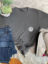 Load image into Gallery viewer, PATCHED Pocket Tee | Glitter Smiles
