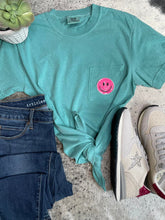 Load image into Gallery viewer, PATCHED Pocket Tee | Glitter Smiles
