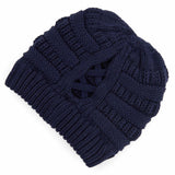 C.C. Criss Cross Ponytail Beanies CCB-1