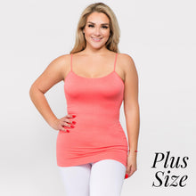 Load image into Gallery viewer, Plus Size Seamless Camisole Tank Top
