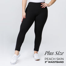 Load image into Gallery viewer, Plus Size Buttery Soft Peachskin Leggings - 3&quot; Waistband
