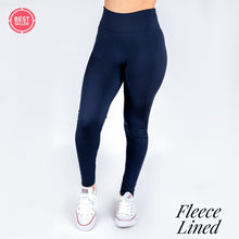 Load image into Gallery viewer, Women&#39;s New Mix Brand Solid Color Seamless Fleece Lined Leggings
