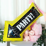 "Party Here" Arrow Shaped Mylar Balloon - Pack of 2!