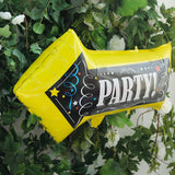 "Party Here" Arrow Shaped Mylar Balloon - Pack of 2!