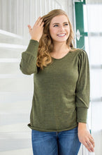 Load image into Gallery viewer, Date Night Top | Spring Olive
