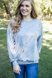 Paint Splatter Crew Neck Sweater | Multiple Colors