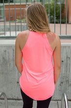 Load image into Gallery viewer, Rocker Tank | Neon Pink and Leopard 🇺🇸
