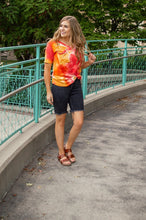 Load image into Gallery viewer, Sunrise Tie Dye Slouchy Pocket Tee
