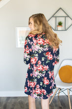 Load image into Gallery viewer, Lounge Dress | Navy Floral
