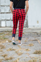 Buffalo Plaid and Polka Joggers- Now available in Kids!