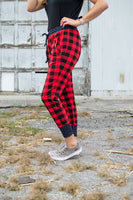 Buffalo Plaid and Polka Joggers- Now available in Kids!