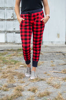 Buffalo Plaid and Polka Joggers- Now available in Kids!