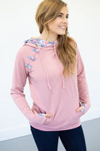 Load image into Gallery viewer, Blush Floral Accented Hoodie
